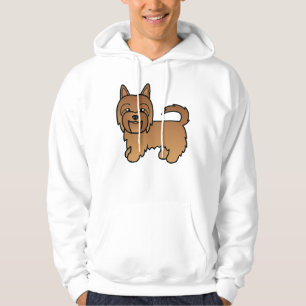 Red Australian Terrier Cute Cartoon Dog Hoodie