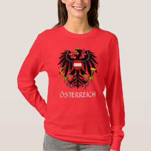 RED Austria Arms "Österreich" Long Sleeve T-Shirt
