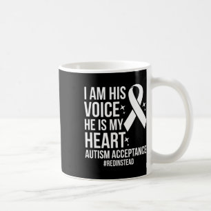 Red Autism Awareness Acceptance Red Instead 2024 Coffee Mug