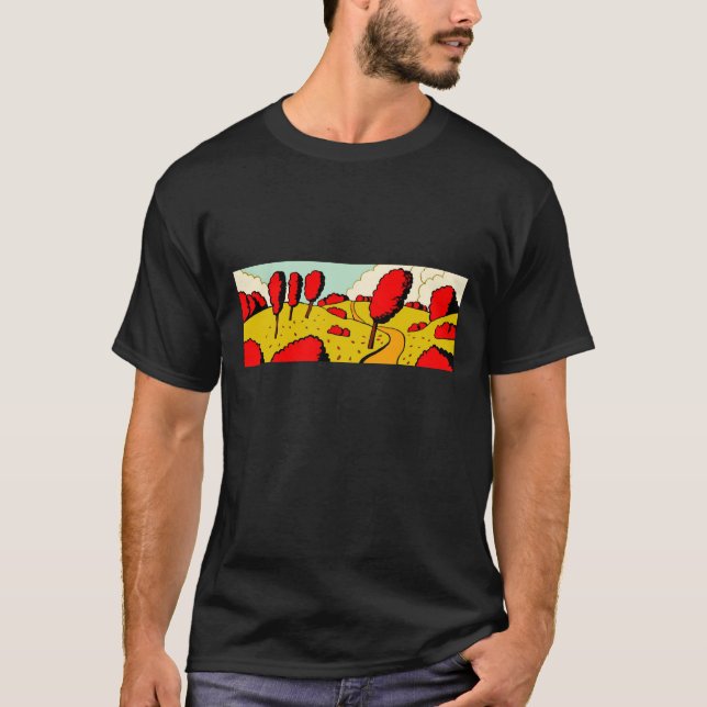 Red Autumn T-Shirt (Front)