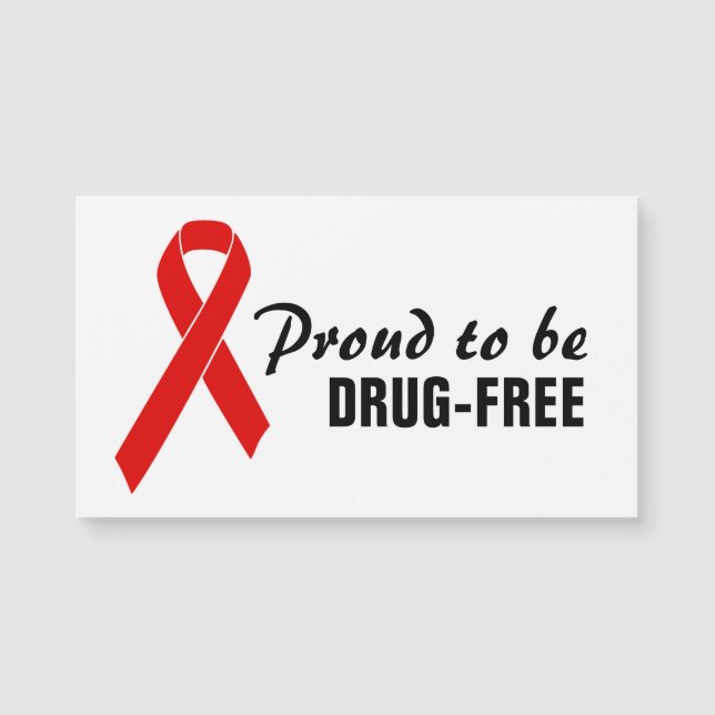 Red Awareness Ribbon + your message (Front)