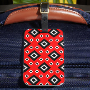 Red Axis Luggage Tag