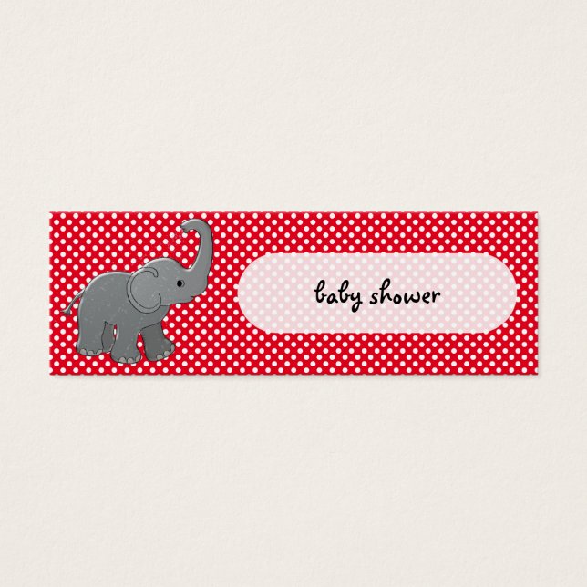 red baby elephant (Front)