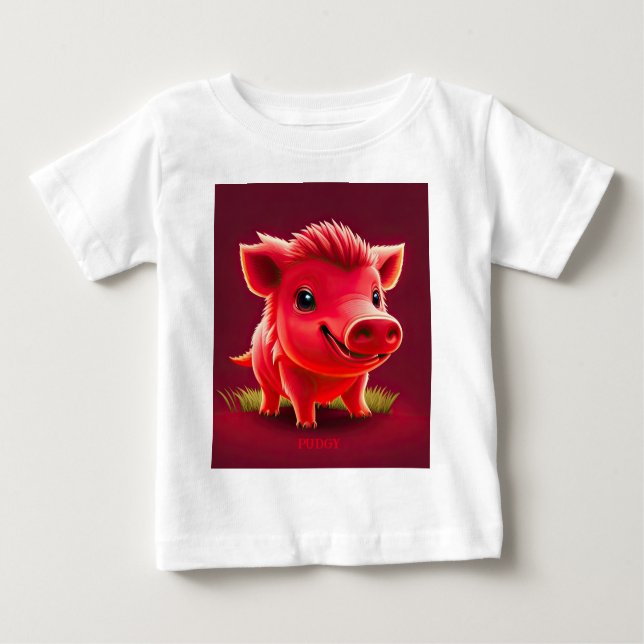 Red BABY Razorback Baby T-Shirt (Front)