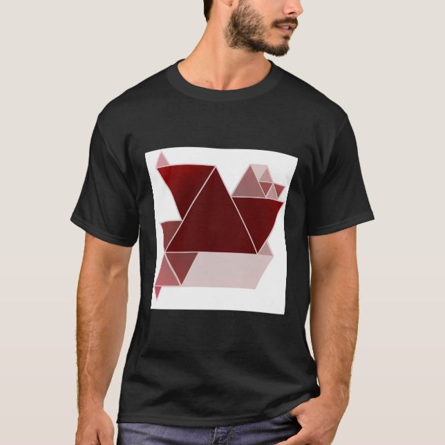 Red Background Graphic Tee (Front)