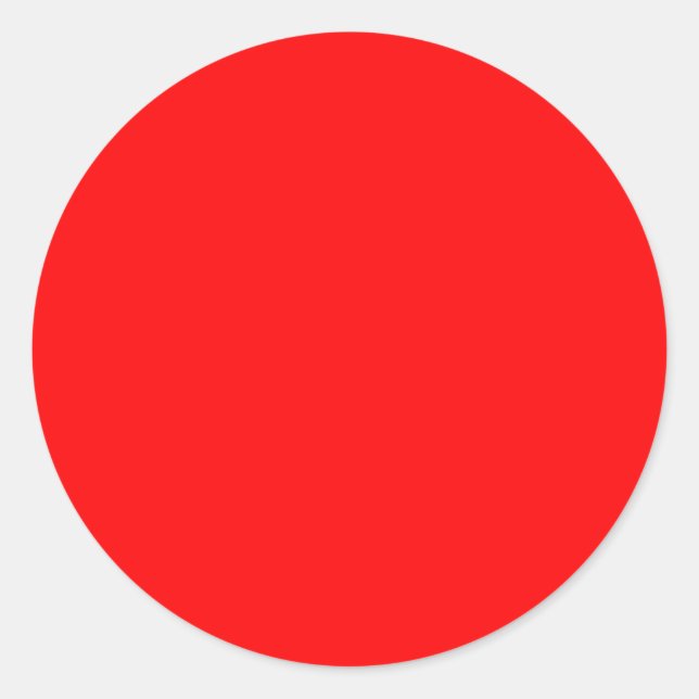 Red background Template Colourful Wallpaper Classic Round Sticker (Front)