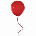 Red Balloon 1 Sculpture Standing Photo Sculpture<br><div class="desc">Acrylic photo sculpture of a bright red balloon tied with red ribbon. This is a great party decor piece that can be used most anywhere, even in a centerpiece! See matching acrylic photo sculpture pin, magnet and ornament. See the entire Birthday Photo Sculpture collection in the DECOR | Props &...</div>
