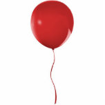 Red Balloon 1 Sculpture Standing Photo Sculpture<br><div class="desc">Acrylic photo sculpture of a bright red balloon. This is a great party décor piece to use anywhere,  even in a centerpiece! See matching acrylic photo sculpture pin,  magnet and ornament. See the entire Valentine's Day Photo Sculpture collection in the DECOR | Props & Centerpieces section.</div>