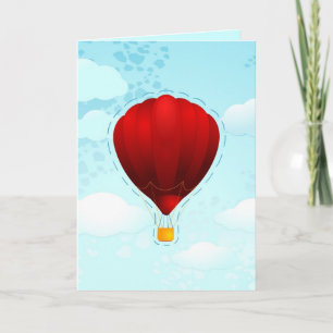 Red Balloon, greeting card