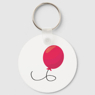 Red Balloon Key Ring
