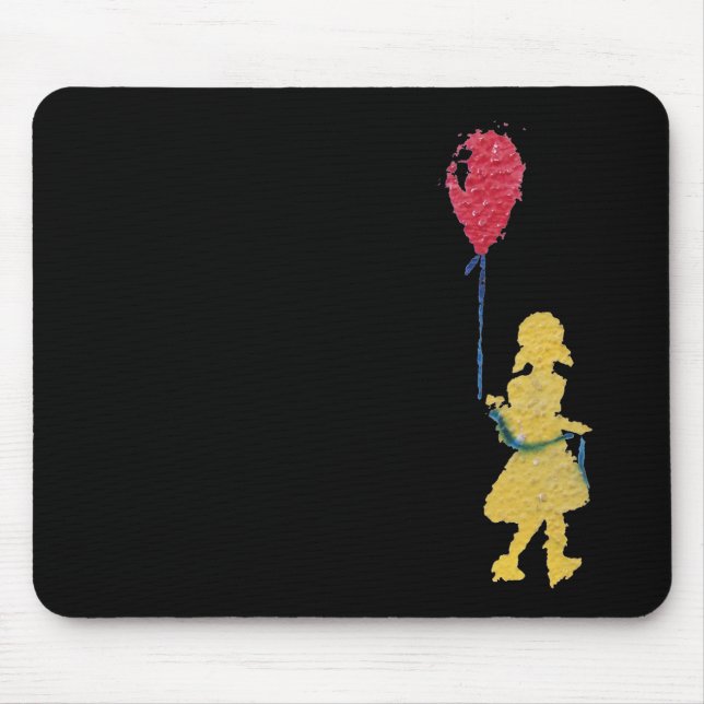 red balloon. mouse pad (Front)