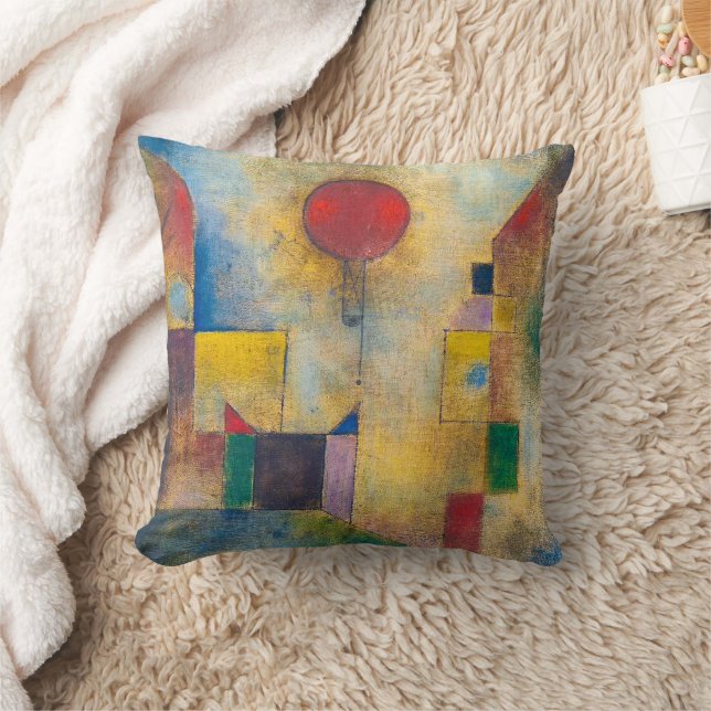 Red Balloon | Paul Klee | Cushion (Blanket)