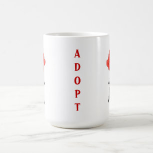 Red Balloonns Rescue Me Ceramic  Coffee Mug