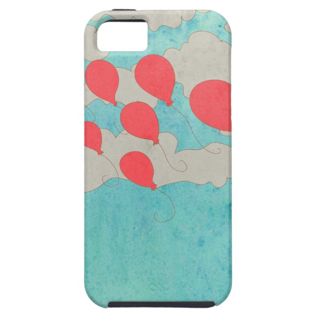 Red Balloons Case-Mate iPhone Case (Back)