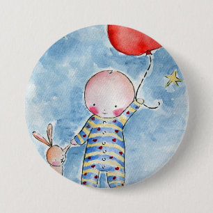 Red Baloon Button