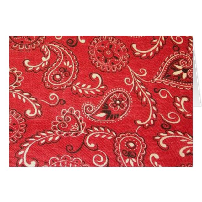 Red Bandanna (Front Horizontal)