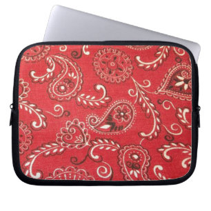 Red Bandanna Laptop Sleeve