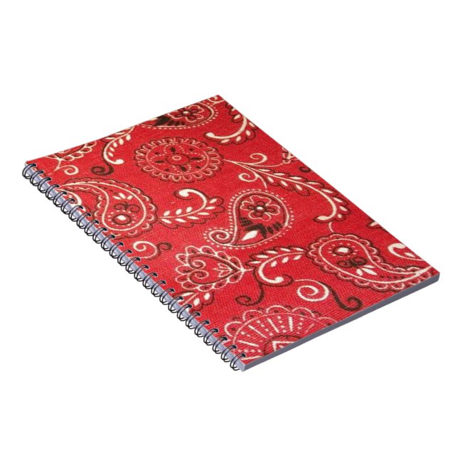 Red Bandanna Notebook (Right Side)