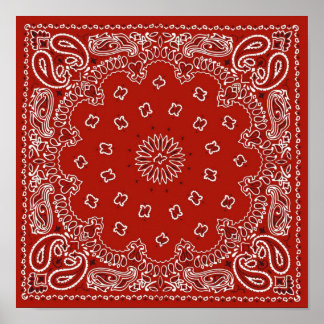 Red Bandanna Poster