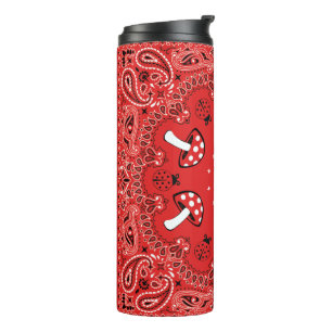 Red Bandanna Thermal Tumbler