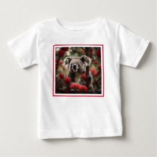 Red Banksia Tree With Koala Bear, Baby T-Shirt