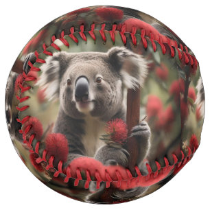 Red Banksia Tree With Koala Bear, Softball