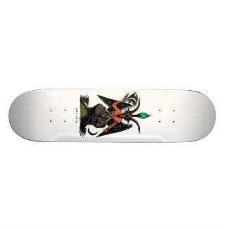 Red Baphomet Skateboard