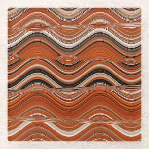 Red Barn Abstract 3, 2015 (photo) SVP Images Glass Coaster