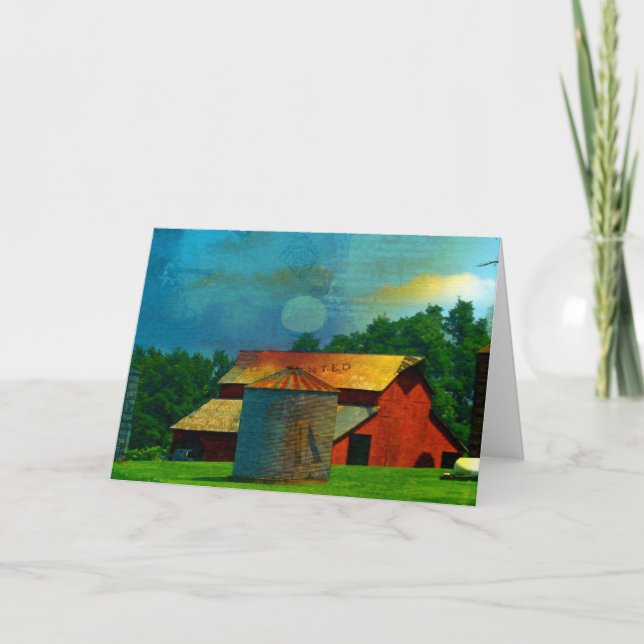 Red Barn All Occasions  Card (Front)