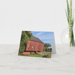 Red Barn Card