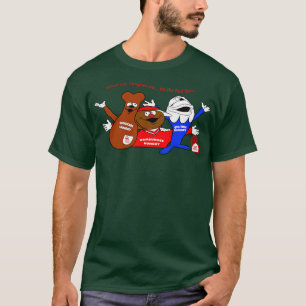 Red Barn Chicken Hungry Hamburger Big Fish Hungry T-Shirt