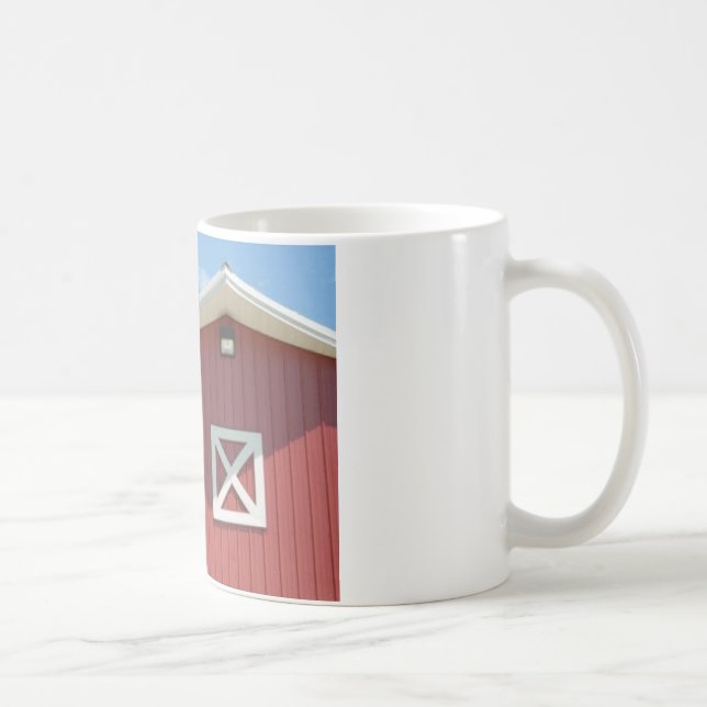 red barn coffee mug (Right)