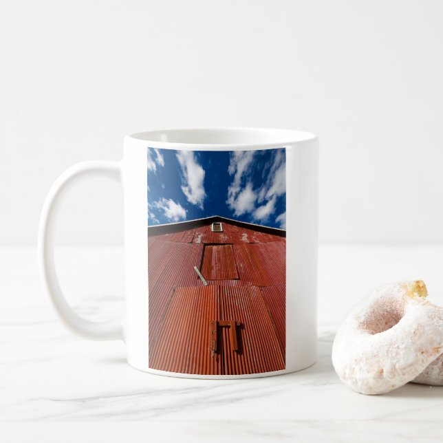 Red Barn Coffee Mug (With Donut)