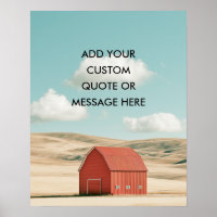 Red Barn - Create Your Own Quate