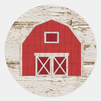 Red Barn Farm Baby Sticker