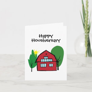 Red Barn Happy Housiversary Client Appreciation Card