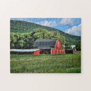 Red Barn Jigsaw Puzzle