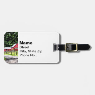 Red Barn Luggage Tag