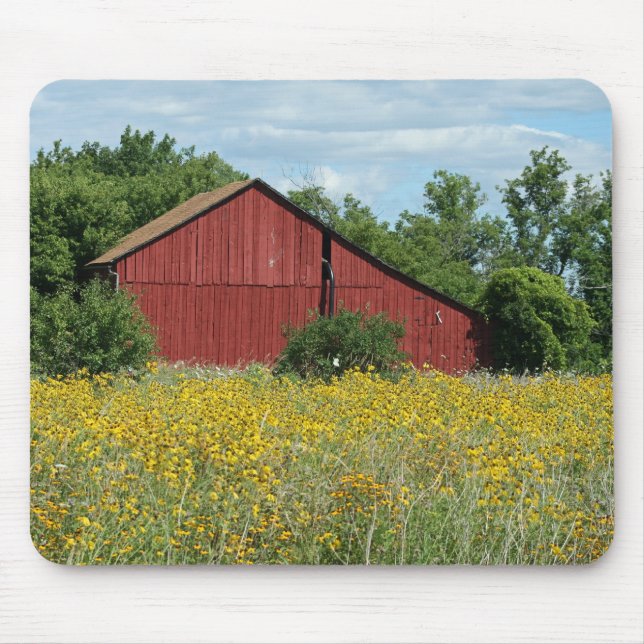 Red Barn Mouse Pad (Front)