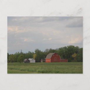 Red Barn Postcard