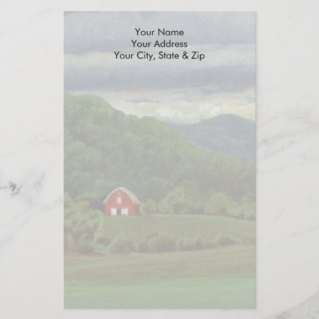 Red Barn Stationery (Front)