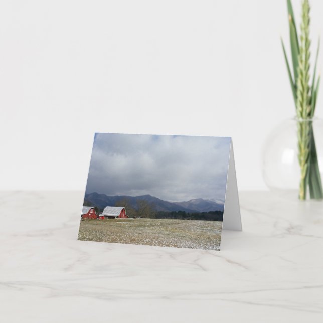 Red Barns Card (Front)