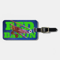 Red Baron Triplane & Green Text
