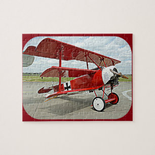 Red Baron's triplane Jigsaw Puzzle