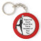 Red Basketball Keychains Thanks Coach or Your Text