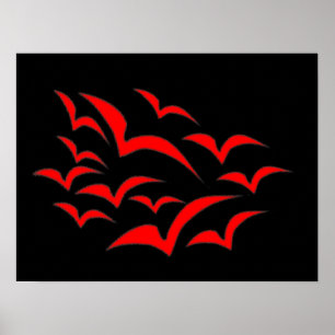 Red Bat Cloud Poster