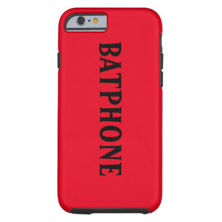 Red Batphone case for iphone6
