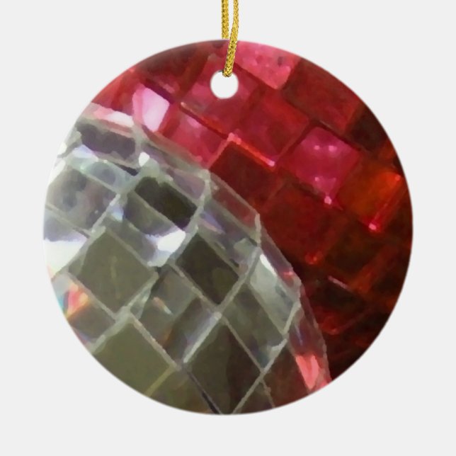 Red Baubles detail ornament (Front)