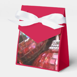 Red Baubles favour box red