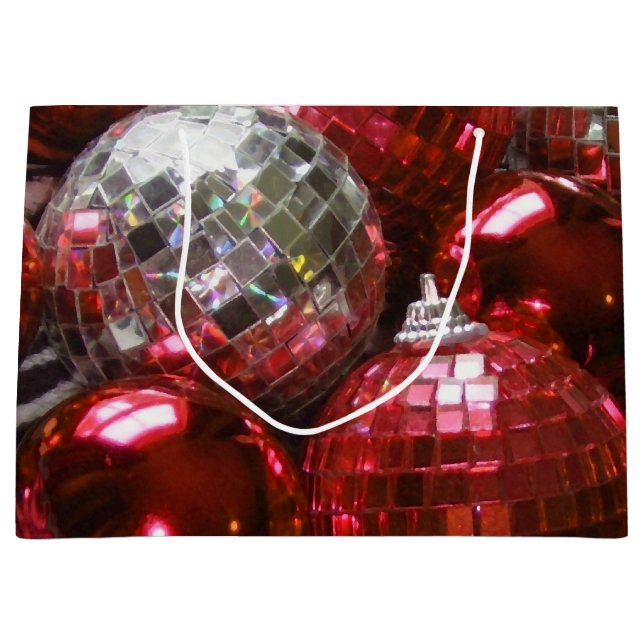 Red Baubles gift bag (Front)